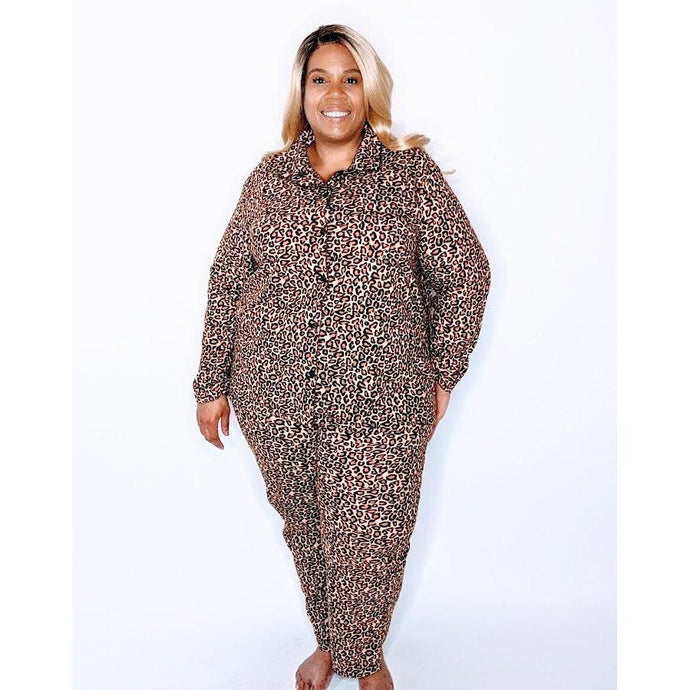 Cheetah Print Pajama Set-Set-Ewa Squared Boutique