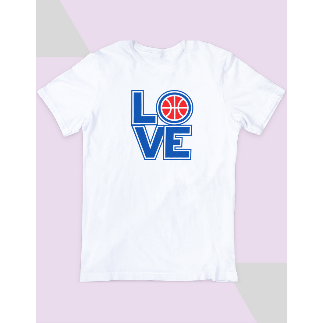 Love Philadelphia Basketball T-Shirt-Top-Ewa Squared Boutique