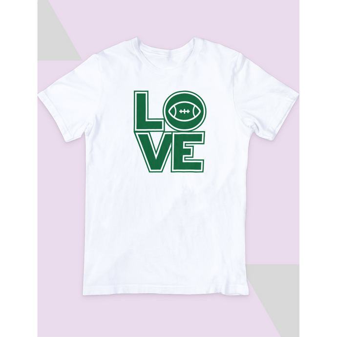 Love Philadelphia Football T-Shirt-Top-Ewa Squared Boutique