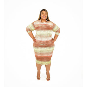 Luminous Midi Dress-Ewa Squared Boutique