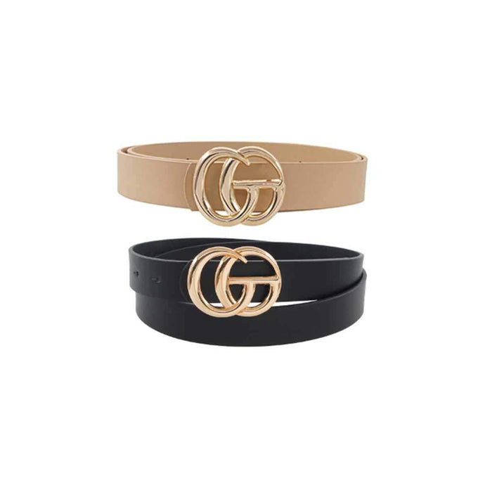 Metal G Buckle Belt-Accessory-Ewa Squared Boutique