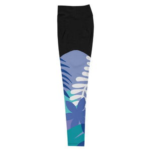 Purple Indulgence Sports Leggings-Ewa Squared Boutique